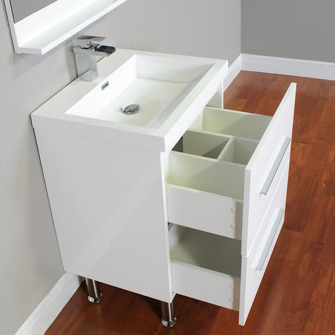 Image of Alya Bath Ripley 24" Single Modern Bathroom Vanity without Mirror AT-8080-B