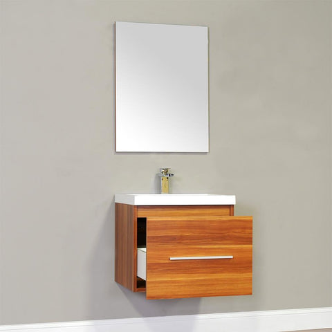 Image of Alya Bath Ripley 24" Single Wall Mount Modern Bathroom Vanity without Mirror AT-8006-B