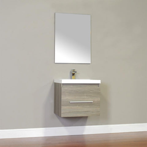 Image of Alya Bath Ripley 24" Single Wall Mount Modern Bathroom Vanity without Mirror AT-8006-B