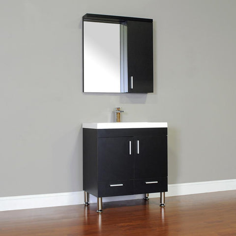Image of Alya Bath Ripley 30" Single Modern Bathroom Vanity without Mirror AT-8085-B