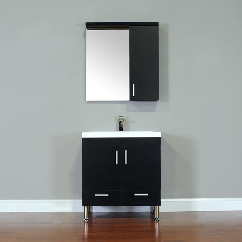 Image of Alya Bath Ripley 30" Single Modern Bathroom Vanity without Mirror AT-8085-B