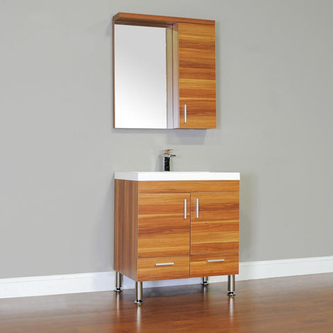 Image of Alya Bath Ripley 30" Single Modern Bathroom Vanity without Mirror AT-8085-B