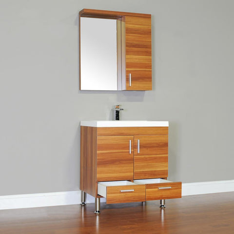 Image of Alya Bath Ripley 30" Single Modern Bathroom Vanity without Mirror AT-8085-B