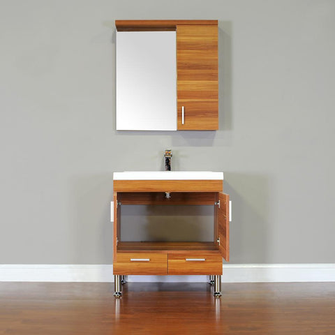 Image of Alya Bath Ripley 30" Single Modern Bathroom Vanity without Mirror AT-8085-B