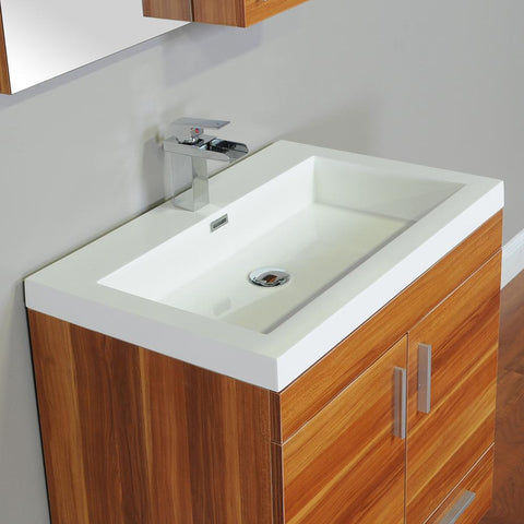 Image of Alya Bath Ripley 30" Single Modern Bathroom Vanity without Mirror AT-8085-B