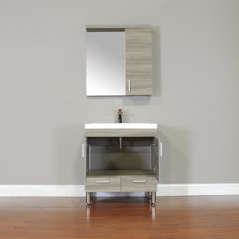 Image of Alya Bath Ripley 30" Single Modern Bathroom Vanity without Mirror AT-8085-B