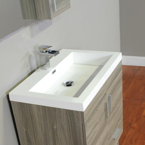 Image of Alya Bath Ripley 30" Single Modern Bathroom Vanity without Mirror AT-8085-B