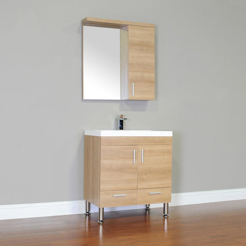 Image of Alya Bath Ripley 30" Single Modern Bathroom Vanity without Mirror AT-8085-B