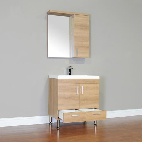 Image of Alya Bath Ripley 30" Single Modern Bathroom Vanity without Mirror AT-8085-B