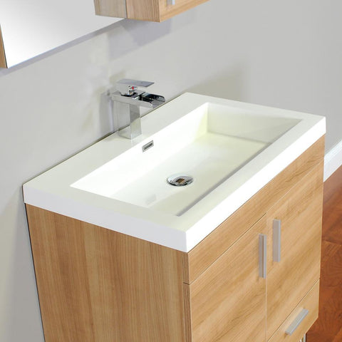 Image of Alya Bath Ripley 30" Single Modern Bathroom Vanity without Mirror AT-8085-B