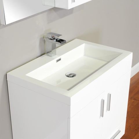 Image of Alya Bath Ripley 30" Single Modern Bathroom Vanity without Mirror AT-8085-B
