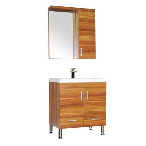 Image of Alya Bath Ripley 30" Single Modern Bathroom Vanity without Mirror AT-8085-C