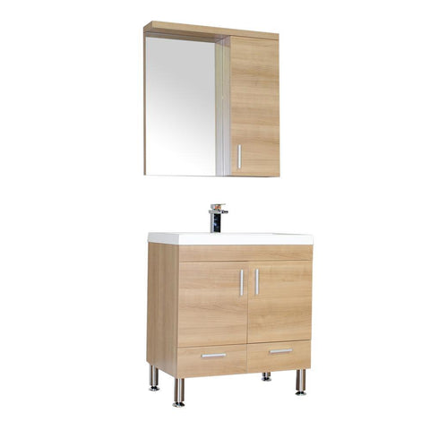 Image of Alya Bath Ripley 30" Single Modern Bathroom Vanity without Mirror AT-8085-LO