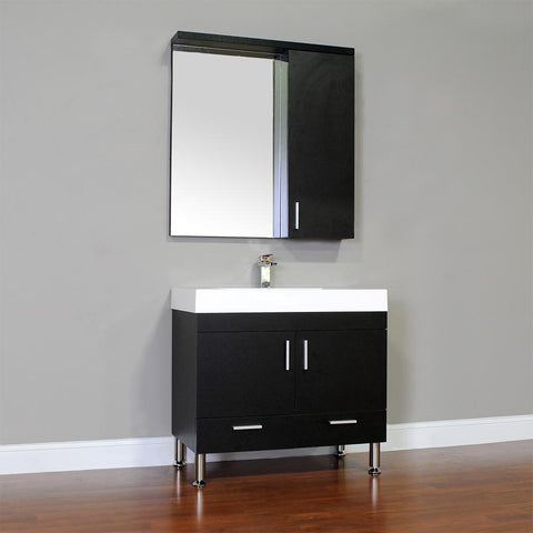 Image of Alya Bath Ripley 36" Single Modern Bathroom Vanity without Mirror AT-8089-B
