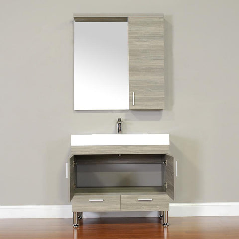 Image of Alya Bath Ripley 36" Single Modern Bathroom Vanity without Mirror AT-8089-B
