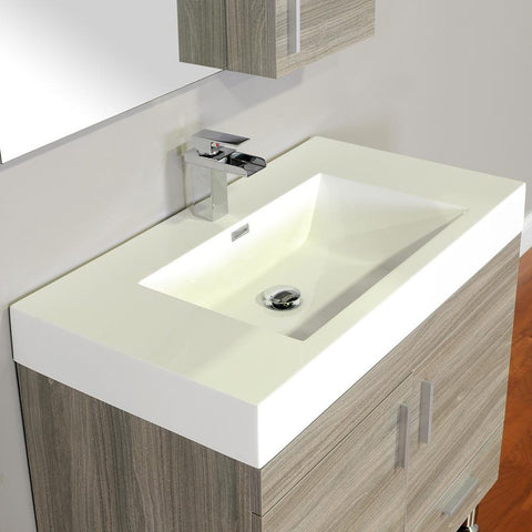 Image of Alya Bath Ripley 36" Single Modern Bathroom Vanity without Mirror AT-8089-B
