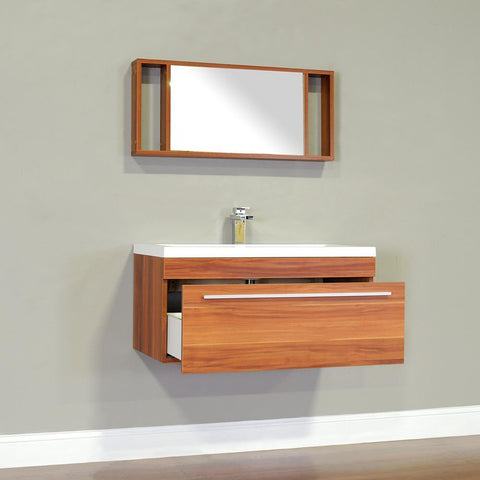 Image of Alya Bath Ripley 36" Single Wall Mount Modern Bathroom Vanity without Mirror AT-8090-B