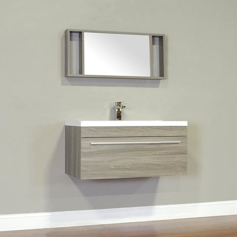Image of Alya Bath Ripley 36" Single Wall Mount Modern Bathroom Vanity without Mirror AT-8090-B