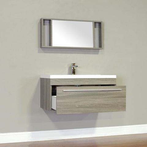Image of Alya Bath Ripley 36" Single Wall Mount Modern Bathroom Vanity without Mirror AT-8090-B