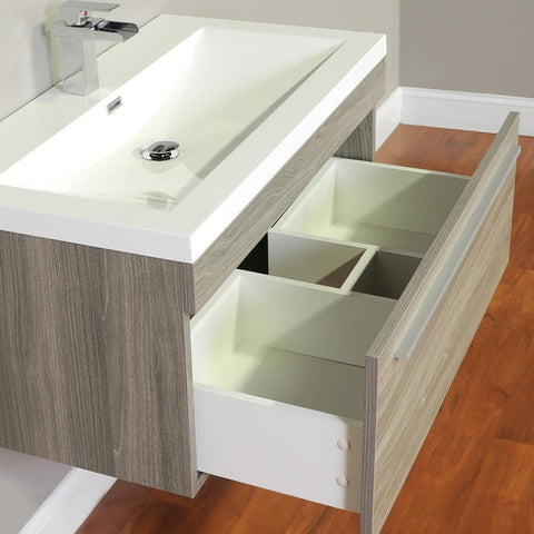 Image of Alya Bath Ripley 36" Single Wall Mount Modern Bathroom Vanity without Mirror AT-8090-B