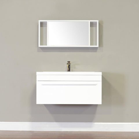 Image of Alya Bath Ripley 36" Single Wall Mount Modern Bathroom Vanity without Mirror AT-8090-B