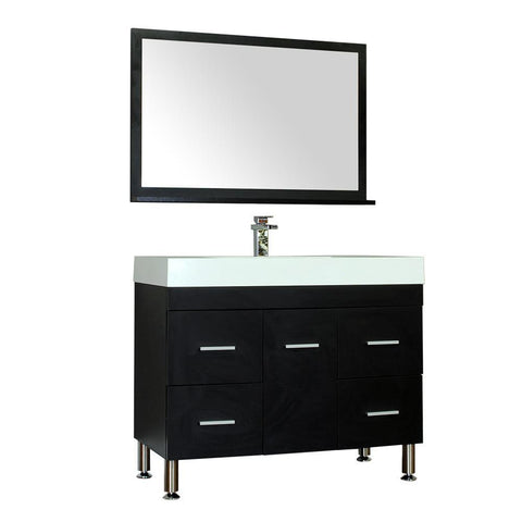 Image of Alya Bath Ripley 39" Single Modern Bathroom Vanity without Mirror AT-8041-B