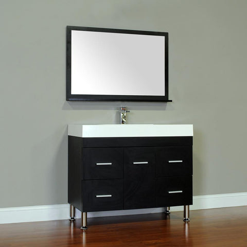 Image of Alya Bath Ripley 39" Single Modern Bathroom Vanity without Mirror AT-8041-B