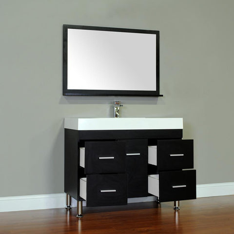 Image of Alya Bath Ripley 39" Single Modern Bathroom Vanity without Mirror AT-8041-B