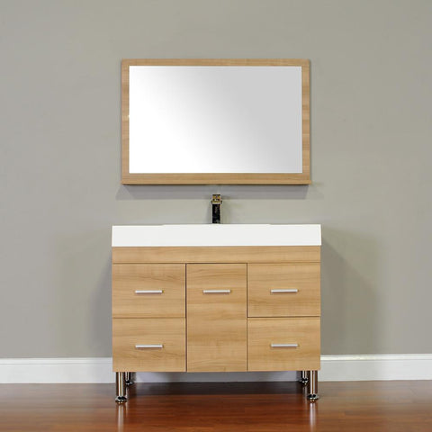 Image of Alya Bath Ripley 39" Single Modern Bathroom Vanity without Mirror AT-8041-B