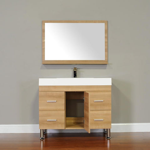 Image of Alya Bath Ripley 39" Single Modern Bathroom Vanity without Mirror AT-8041-B