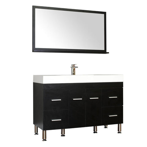 Image of Alya Bath Ripley 47" Single Modern Bathroom Vanity without Mirror AT-8042-B