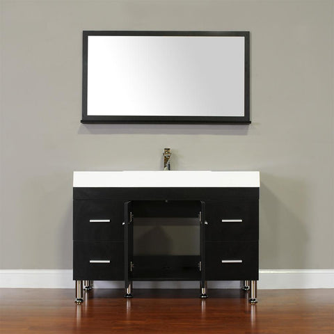 Image of Alya Bath Ripley 47" Single Modern Bathroom Vanity without Mirror AT-8042-B