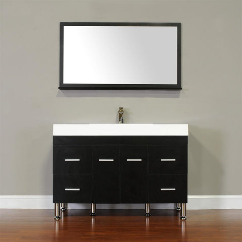 Image of Alya Bath Ripley 47" Single Modern Bathroom Vanity without Mirror AT-8042-B