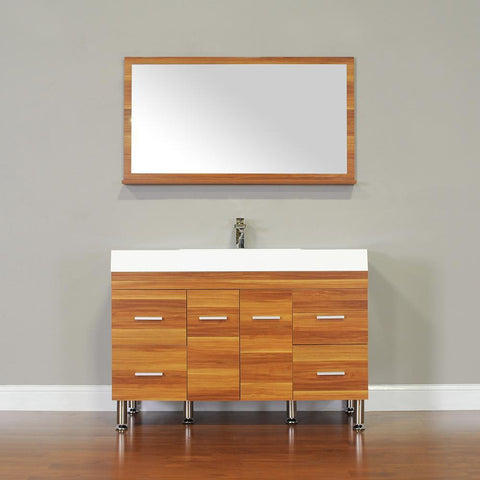 Image of Alya Bath Ripley 47" Single Modern Bathroom Vanity without Mirror AT-8042-B