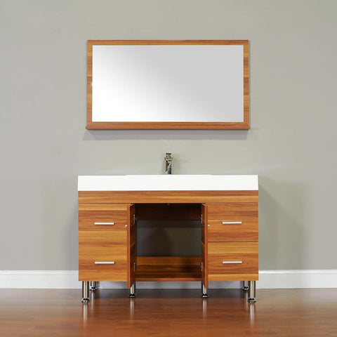 Image of Alya Bath Ripley 47" Single Modern Bathroom Vanity without Mirror AT-8042-B