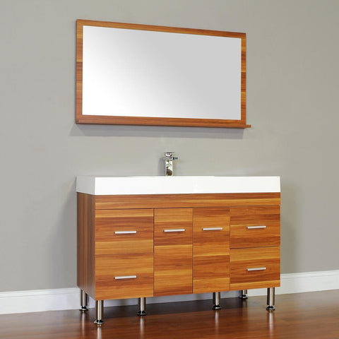 Image of Alya Bath Ripley 47" Single Modern Bathroom Vanity without Mirror AT-8042-B