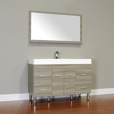 Image of Alya Bath Ripley 47" Single Modern Bathroom Vanity without Mirror AT-8042-B