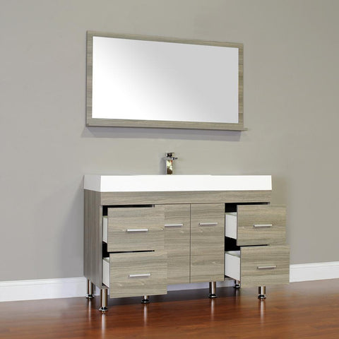 Image of Alya Bath Ripley 47" Single Modern Bathroom Vanity without Mirror AT-8042-B