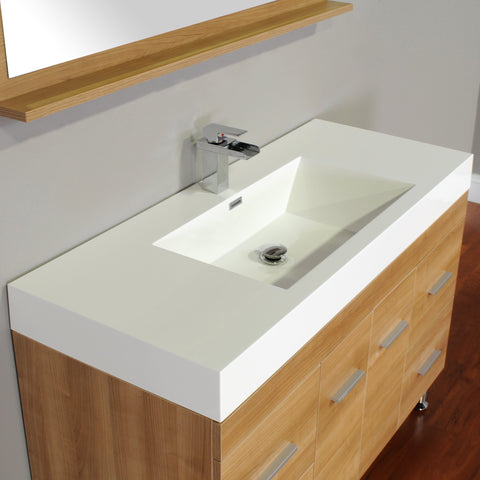 Image of Alya Bath Ripley 47" Single Modern Bathroom Vanity without Mirror AT-8042-B