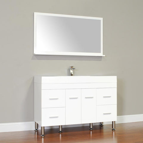 Image of Alya Bath Ripley 47" Single Modern Bathroom Vanity without Mirror AT-8042-B