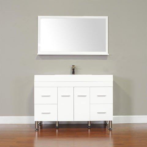Image of Alya Bath Ripley 47" Single Modern Bathroom Vanity without Mirror AT-8042-B