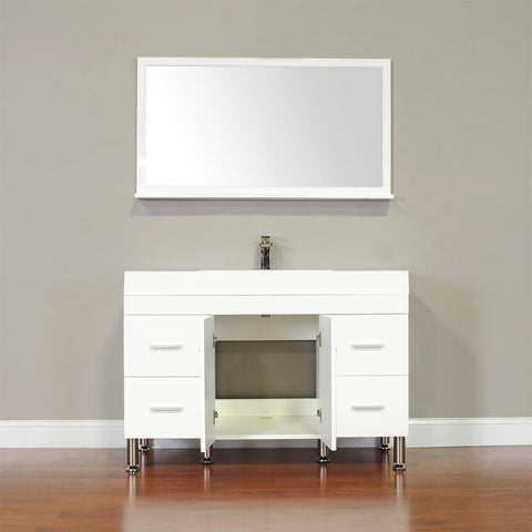 Image of Alya Bath Ripley 47" Single Modern Bathroom Vanity without Mirror AT-8042-B