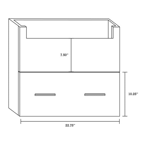 Image of American Imaginations Xena Farmhouse 60.75-in. W Wall Mount Dawn Grey Vanity Set For 3H8-in. Drilling Black Galaxy Top AI-19767