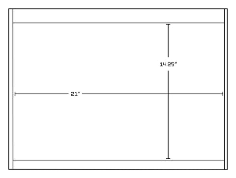 Image of American Imaginations Xena Quartz 24-in. W Floor Mount White Vanity Set For Wall Mount Drilling Black Galaxy Top AI-732