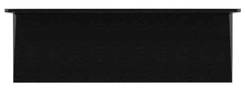 Image of American Imaginations Xena Quartz 62-in. W X 18.5-in. D Quartz Top In Black Galaxy Color For Wall Mount Faucet AI-20279