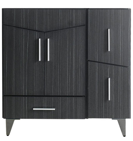Image of American Imaginations Zen 36-in. W X 17-in. D Modern Plywood-Melamine Vanity Base Set Only In Dawn Grey AI-19562