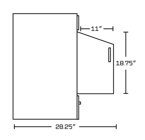 Image of American Imaginations Zen 61.5-in. W Wall Mount Dawn Grey Vanity Set For 3H8-in. Drilling AI-18166