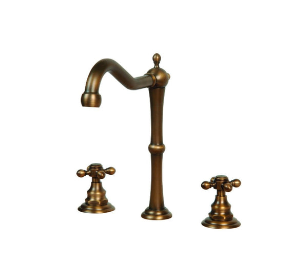 ANTIQUE BRONZE WIDESPREAD FAUCET Dream Bathroom Vanities