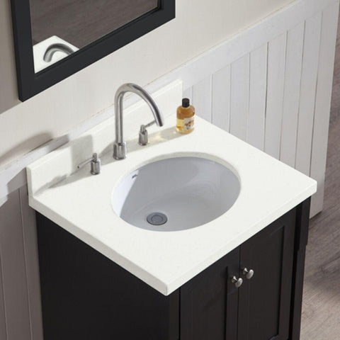 Image of Ariel Adams 25" Single Sink Vanity Set in Black L025S-BLK