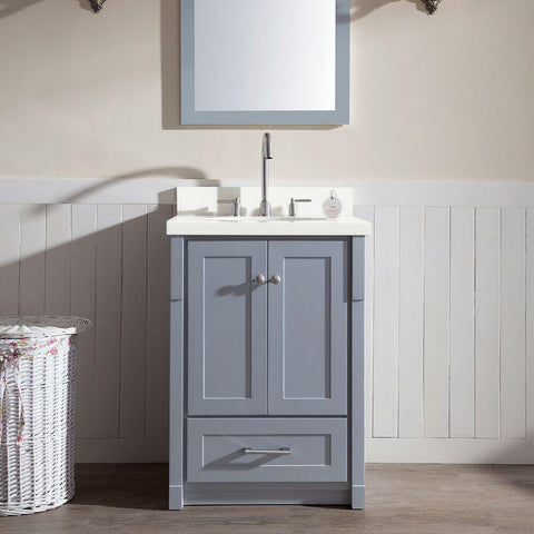 Image of Ariel Adams 25" Single Sink Vanity Set in Grey L025S-GRY
